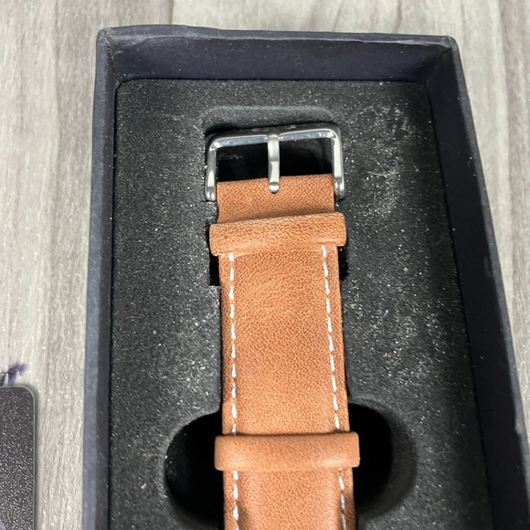 Equipe Turbo 44mm Brown Leather Strap Men's Watch EQUT102 - Picture 3 of 8